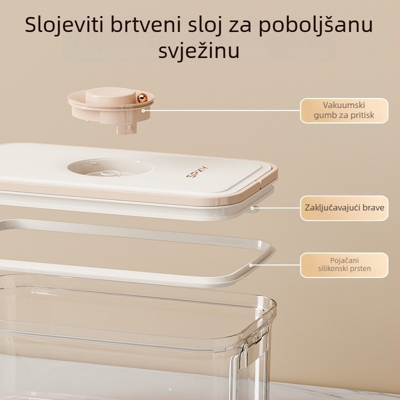 Crisper box – plastična konstrukcija, održava svježinu, brava, podrijetlo Guangdong, branda SPXY