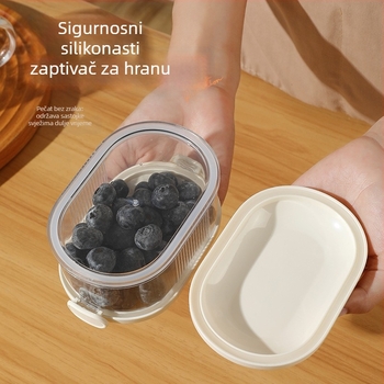 Kutija za začine, kvadratna, zapečaćena, 501–800 ml, plastična, lagani luksuz