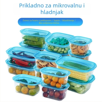 Kutija za čuvanje hrane, plastična, minimalistički dizajn, prijenosna, sigurno zatvaranje