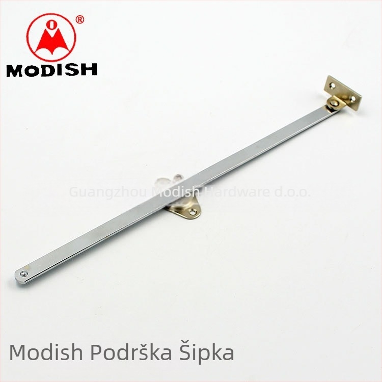 MODISH Rod podrške za vrata ormara, materijal: hladno valjano željezo + bakrena osovina, model 009, moderni minimalistički stil, završna obrada: svijetli krom