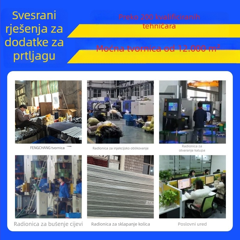 Dvokolesni aluminijski trolej za školski ruksak, sklopiva teleskopska ručka, otporan na habanje, apsorpcija udara