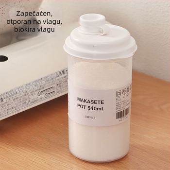 Spremnik za šećer i škrob, kvalitet hrane, hermetičan i otporan na vlagu, dozirni spremnik za kućnu upotrebu