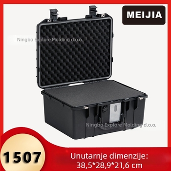 Mj-1507 Plastična kutija za alat – vodootporna, otporna na udarce, otporna na prašinu, prenosna, za tešku upotrebu, Butterfly serija
