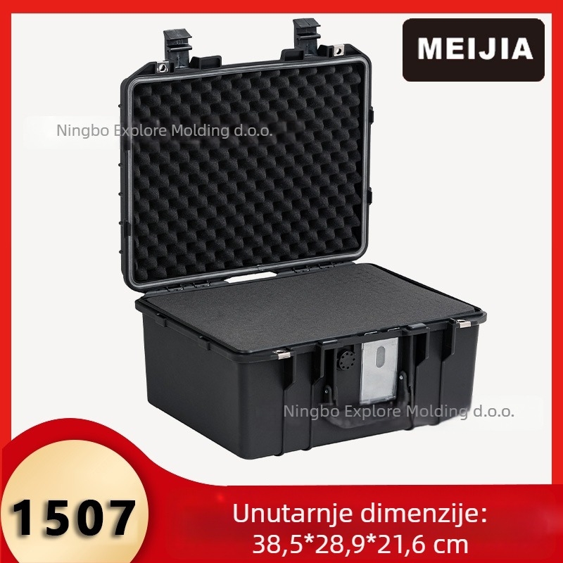 Mj-1507 Plastična kutija za alat – vodootporna, otporna na udarce, otporna na prašinu, prenosna, za tešku upotrebu, Butterfly serija