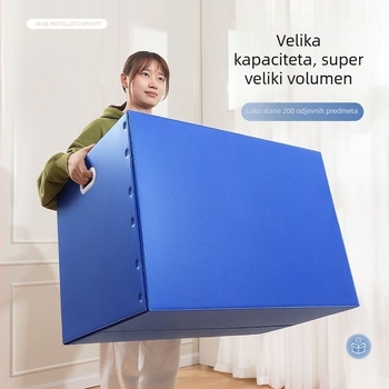 PP plastična kutija za transport i skladištenje, sklopa, vodootporna, nosivost 20–120 kg