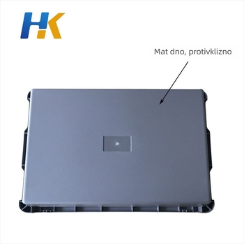 Plastična kutija za palete za zračnu bagaju, vodootporna i otporna na koroziju, PP plast, debljina zida 2–3 mm, nosivost 20 kg, mogućnost prilagodbe, ispis logotipa