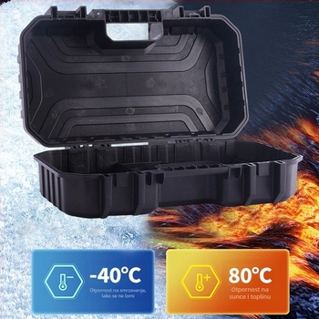 Plastična kutija za alate – PP materijal, otpornost na prašinu, vodootporna, otpornost na padove, jednoslojna prijenosna