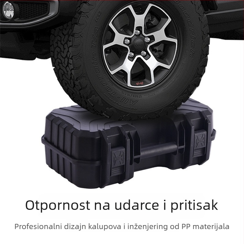 Plastična kutija za alate – PP materijal, otpornost na prašinu, vodootporna, otpornost na padove, jednoslojna prijenosna