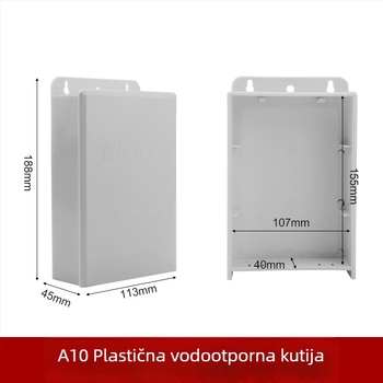 Kutija niskog napona, zidna montaža, plastična, izvlačni dizajn, vodootporna