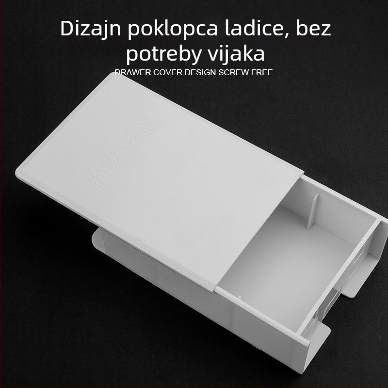 Kutija niskog napona, zidna montaža, plastična, izvlačni dizajn, vodootporna