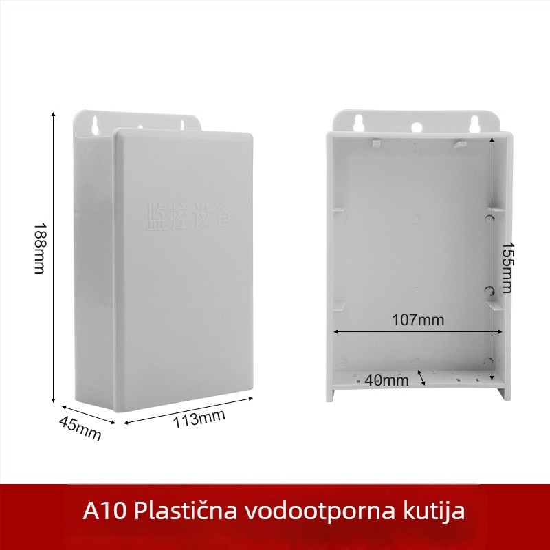 Kutija niskog napona, zidna montaža, plastična, izvlačni dizajn, vodootporna