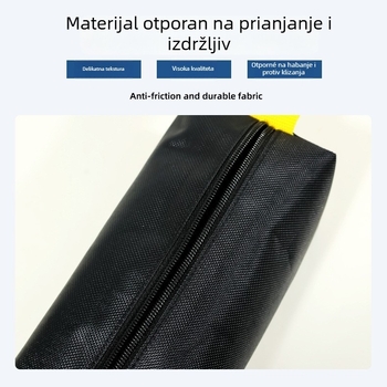 Prijenosna kvadratna torba za alate od čvrstog Oxford platna, otporna na habanje i vodootporna, idealna za električara.