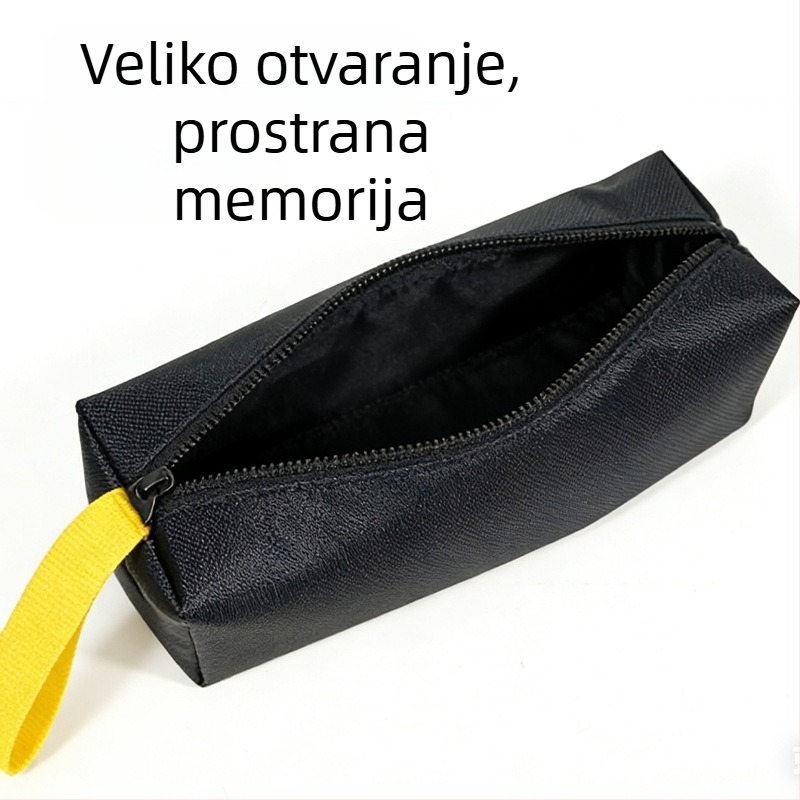 Prijenosna kvadratna torba za alate od čvrstog Oxford platna, otporna na habanje i vodootporna, idealna za električara.