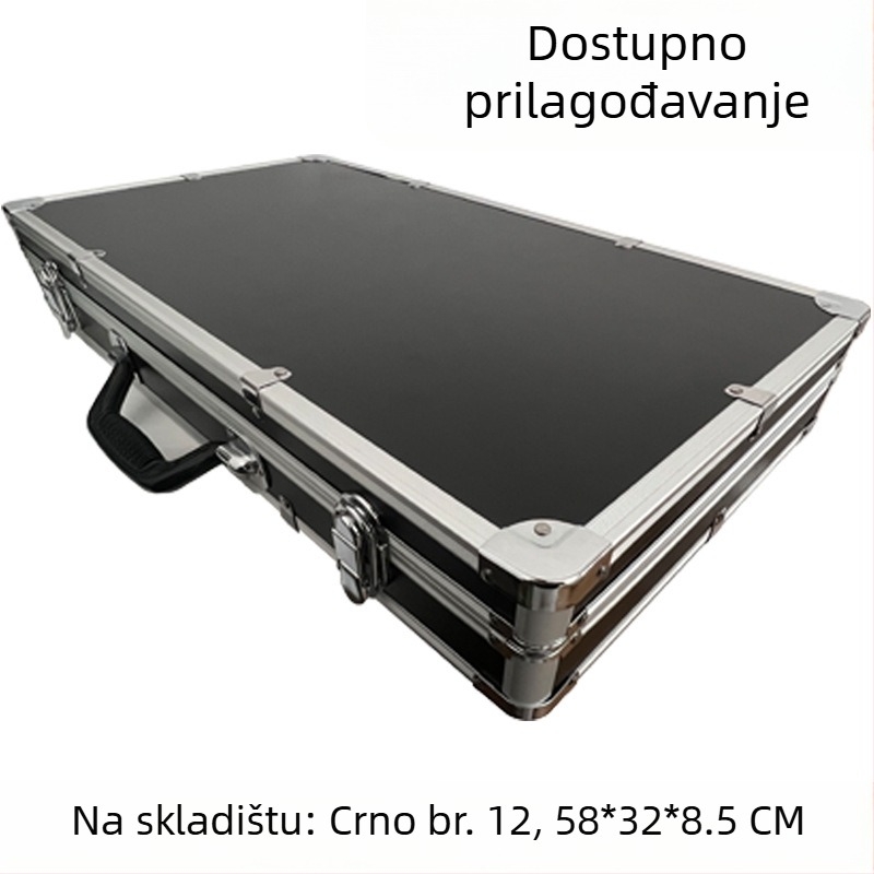 Kutija za opremu od aluminijske legure, ručna kutija za opremu, otporna na udarce i vodootporna letnička kutija, medicinska zračna kutija.