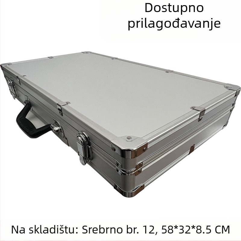 Kutija za opremu od aluminijske legure, ručna kutija za opremu, otporna na udarce i vodootporna letnička kutija, medicinska zračna kutija.