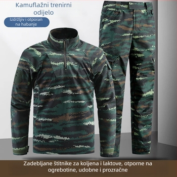Ljetni kamuflirani kombinezon s uzorkom tigra, otporan na habanje, za vanjske treninge, komplet za instruktora