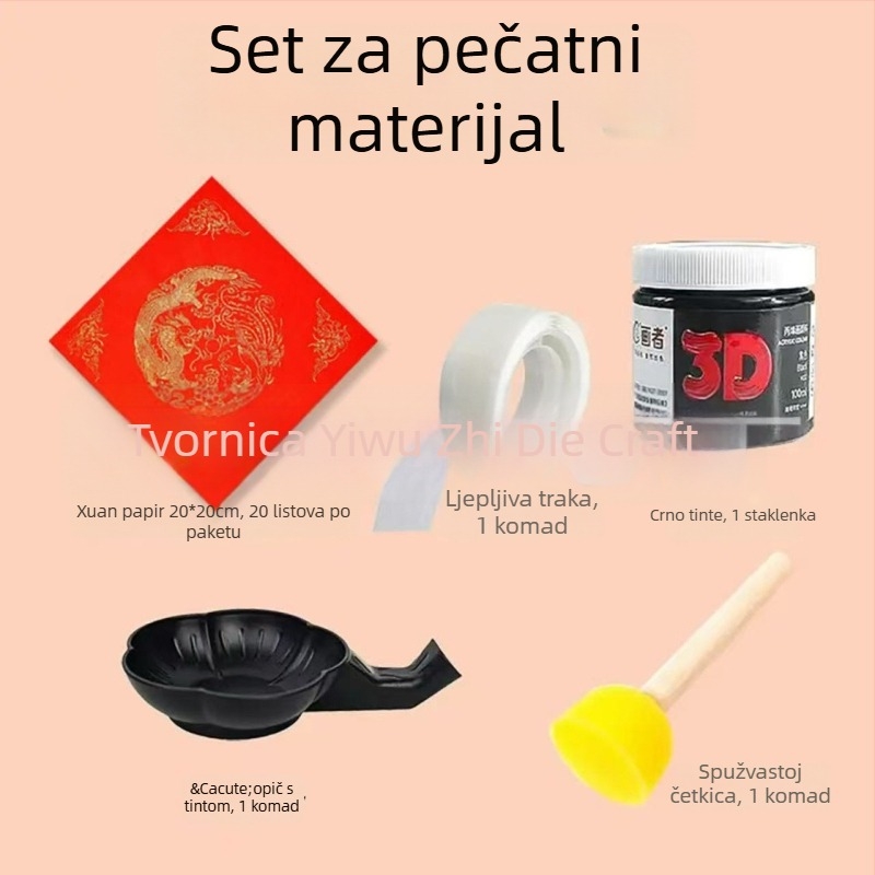 Dječji prorezni šablon za crtanje – Year of the Horse, DIY tiskovna ploča, PET materijal