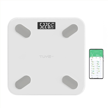 Way One MX80 digitalna vaga za tijelo s LCD zaslonom, 360 kg kapacitet, kaljeno staklo, baterija/punjenje