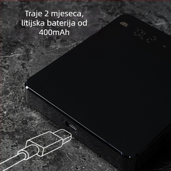 KC-2150C Napajajuća kuhinjska vaga za kavu, raspon 3 kg/0,1 g, elektroničko mjerenje, napajanje USB-om ili AA baterijama, višefunkcionalna kuhinjska vaga