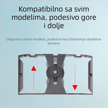Stabilizator videa za mobitel za vlog, protiv podrhtavanja stativ, set mikrofona i rasvjete, ručni okvir za prijenos uživo