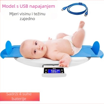 Vaga za djecu — do 30 kg, napajanje USB ili baterija, brend Beryl/Beya