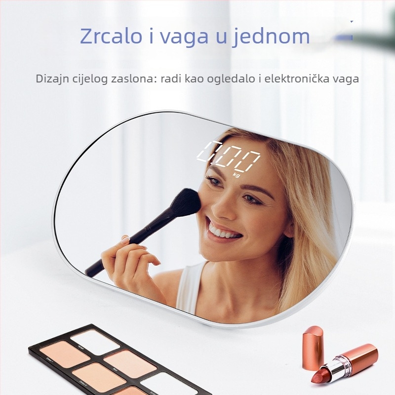 Bluetooth vaga Time Star BF2030 s LED zaslonom, USB punjenjem, mjerenje tjelesne masnoće i vlage, raspon težine 0.2–180 kg