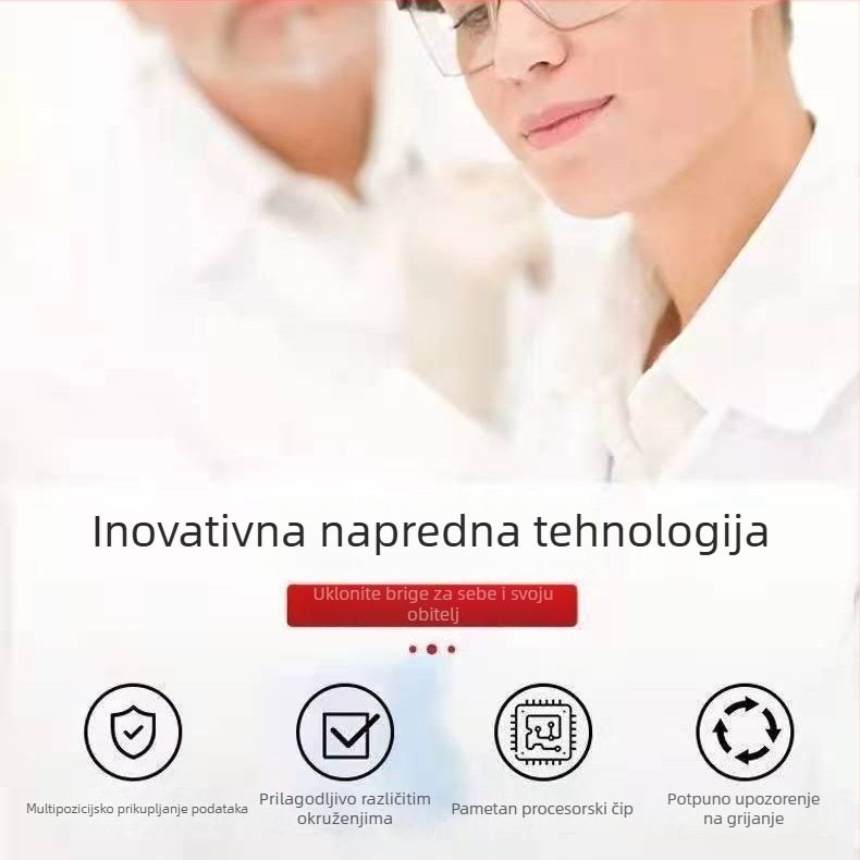 Čelo infracrveni termometar, bez kontakta, ručni digitalni termometar (3–5 cm)