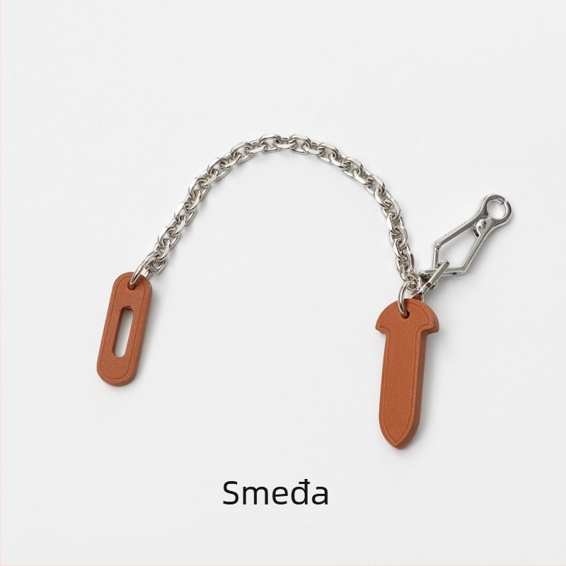 Dodatak za prtljagu: zatvarač i lanac za torbe od cinkovog legura, Golden diwei, dekor, protiv krađe, jesen 2025