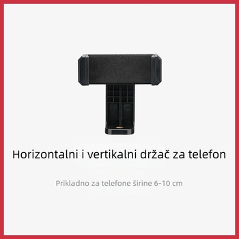 Weifeng U-oblik držač za mobitel, aluminijska legura, dvostruki hladni cip, rotirajući, klip za telefon i tablet, kompatibilan sa tripodom