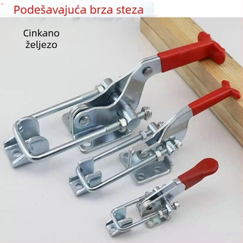 Brza stezna skoba s prilagodljivim zaključavanjem, galvanizirano željezo, model 431, Privilege