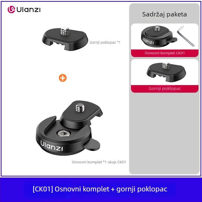 Magnetski klip za ruksak – dodatak za DJI Pocket 3 i Action 5 Pro (ABS, 43 g)