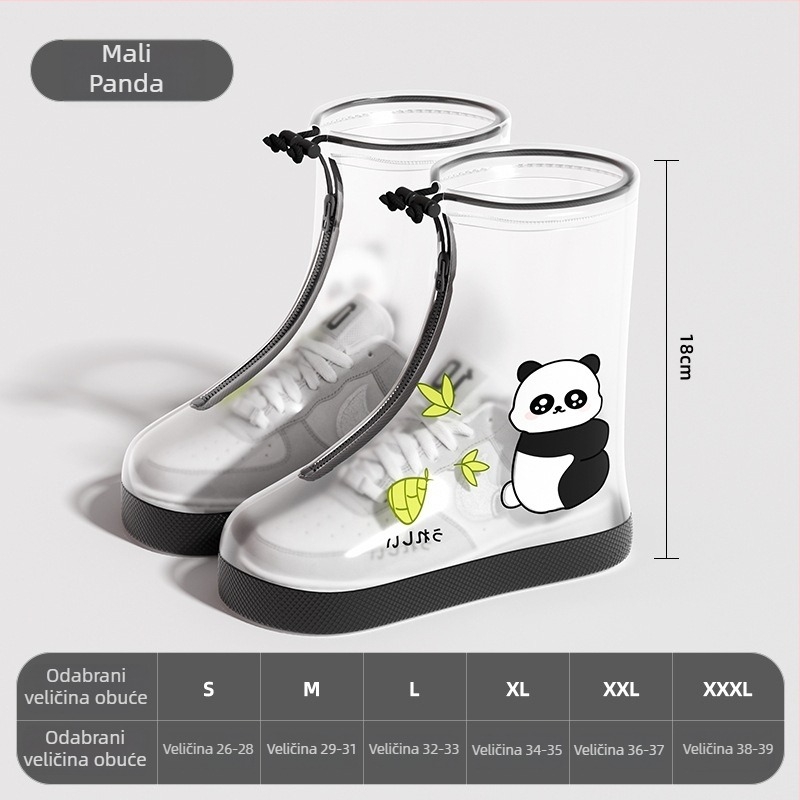 Dječji vodootporni zaštitnik za cipele, protuklizni, karikaturalni stil, PVC materijal