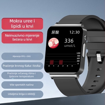 KS03 Pametni sat s neinvazivnim mjerenjem glukoze, ECG, krvnog tlaka, zasićenosti kisikom i tjelesne temperature