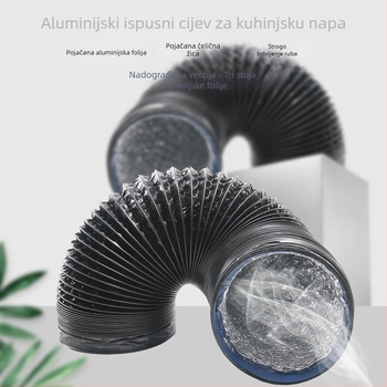 Xin Leon 496 teleskopski kuhinjski ispušni cijev od aluminij-folijske kompozicije