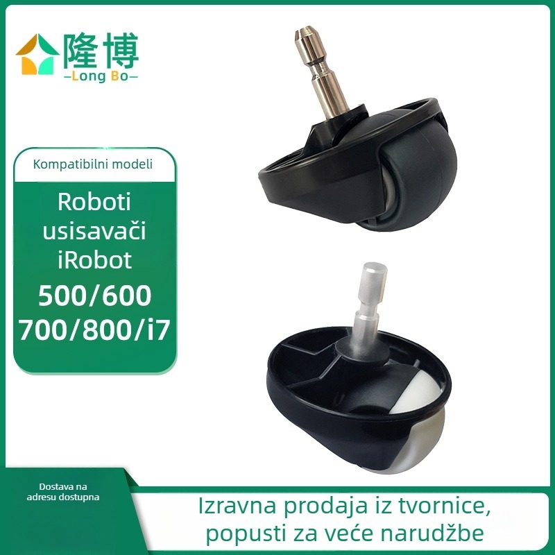 Longbo univerzalni kotač za iRobot usisavač serije 500/600/700/800 i7, kućna upotreba, pogodno za 101-150 m²