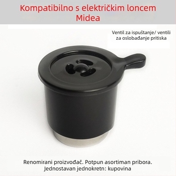 Ventil ispuhača za Midea električni lonac pod pritiskom – dodatak za regulaciju tlaka, montiran na poklopac