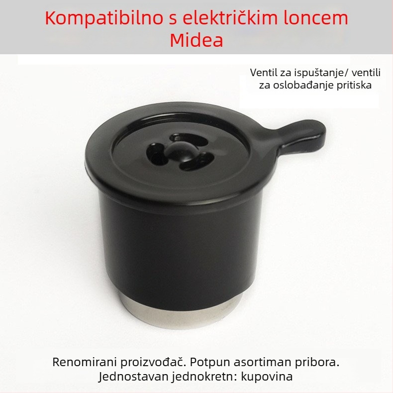 Ventil ispuhača za Midea električni lonac pod pritiskom – dodatak za regulaciju tlaka, montiran na poklopac