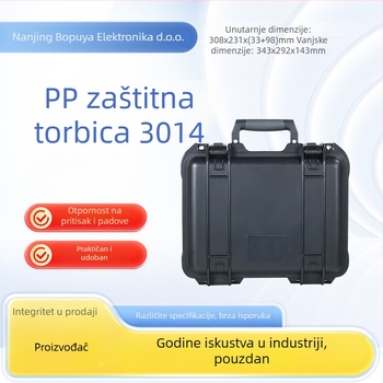 Bo miya PP prijenosna kutija za alat, skladište alata, PP materijal, otporna na ogrebotine, vodootporna