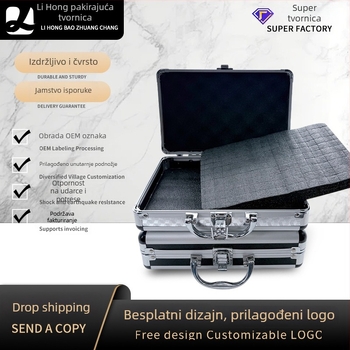 Aluminijska kutija za alate — vodootporna, otporna na tlak, jednostruki sloj