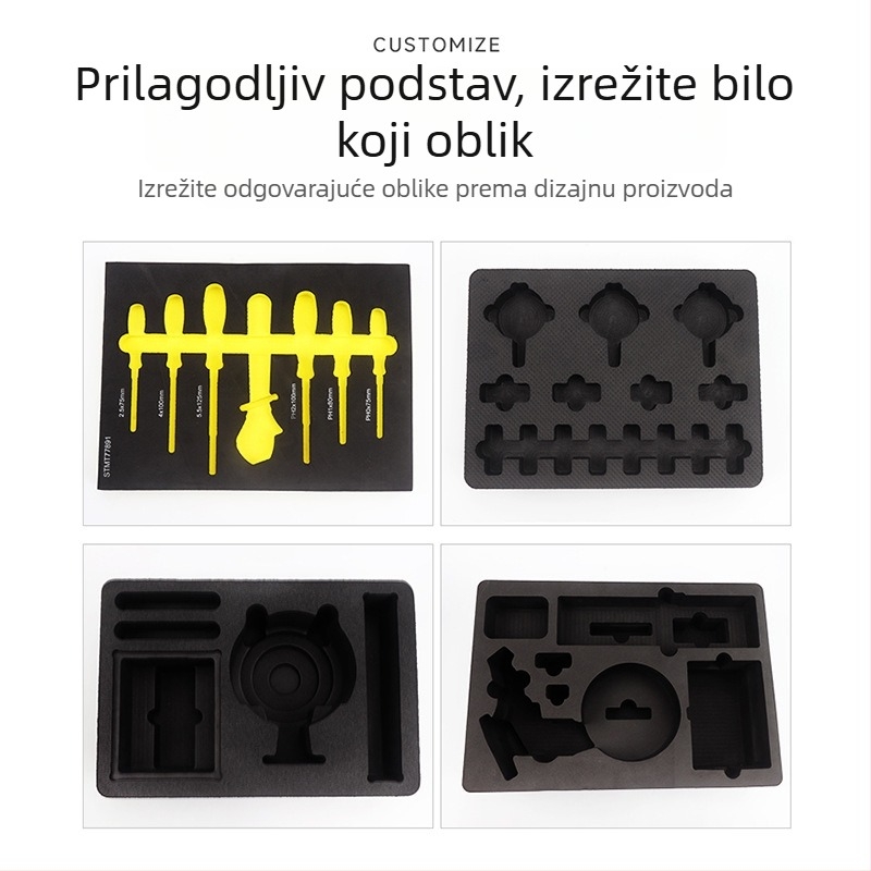 PP plastična kutija za alat – vodootporna, prijenosna, višefunkcionalna za elektrikare i pohranu instrumenata