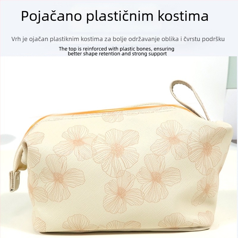 Kozmetička torbica – prijenosna vodootporna putna torbica za kozmetiku, 3D konstrukcija, ručno nošenje