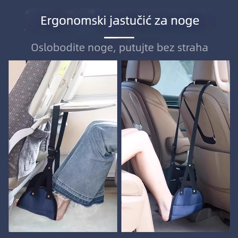 Naduvljivi nasloni za stopala za putovanje — pogodni za duge letove i vlakove visokih brzina — pomoć za spavanje, marka Friendly