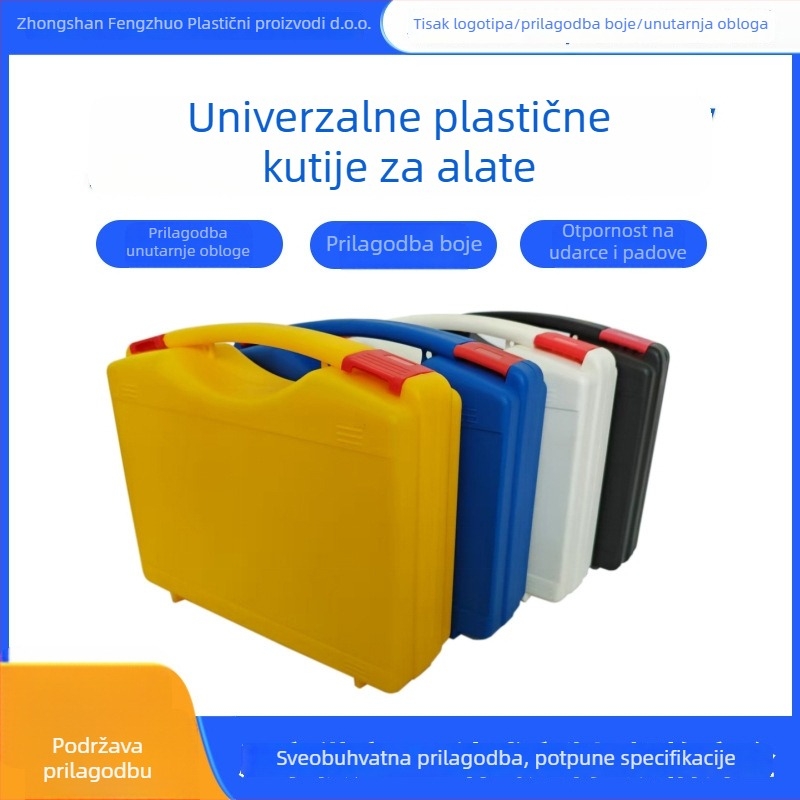 Prijenosna kutija za alate – vodootporna s PP kućištem, nosivost 25 kg, plastično zaključavanje, unutarnja obloga od pjene i EVA