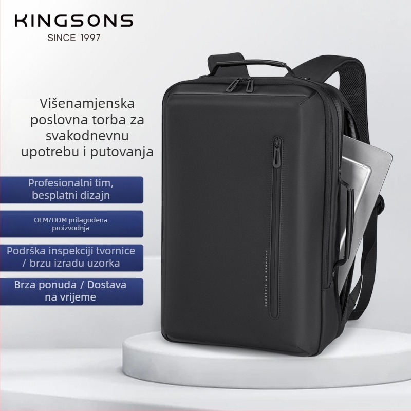 Ruksak za poslovna i outdoor putovanja, vodootporan, pretinac za 15,6-inčni laptop, kapacitet 20–35 l, poliester materijal, naramenice s zračnim jastukom