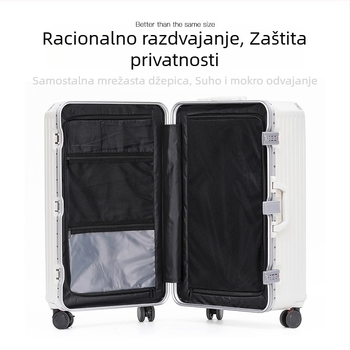 Kufr za putovanja velikog kapaciteta, PC kofer s TSA zaključavanjem, univerzalni kotači, težina 3,5 kg, USB sučelje