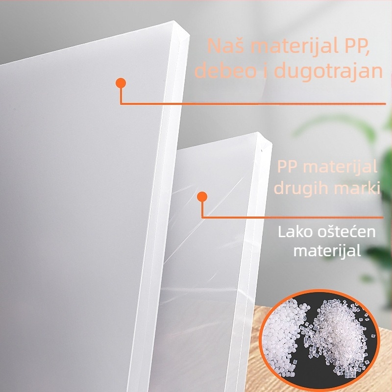 Album za pohranu umjetničkih djela — model crtačka torba, PP materijal, debljina 3 cm, prilagodba dostupna, tiskanje logotipa moguće