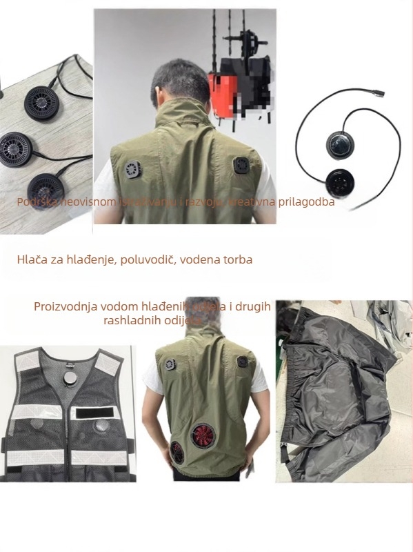 Muška kamuflažna vest s ugrađenim ventilom za hlađenje tijekom ljeta, tkanina od poliestera koja odvodi vlagu