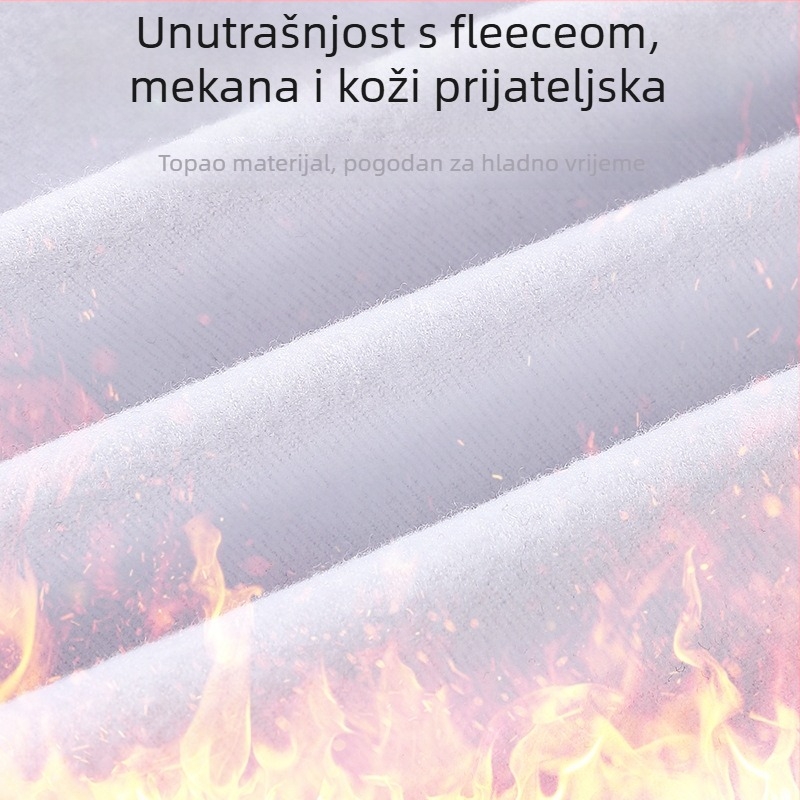 Maska za vožnju bicikla - Kamuflažni uzorak, Termična, Vjetroodbojna, Fleece podstava, Poliester