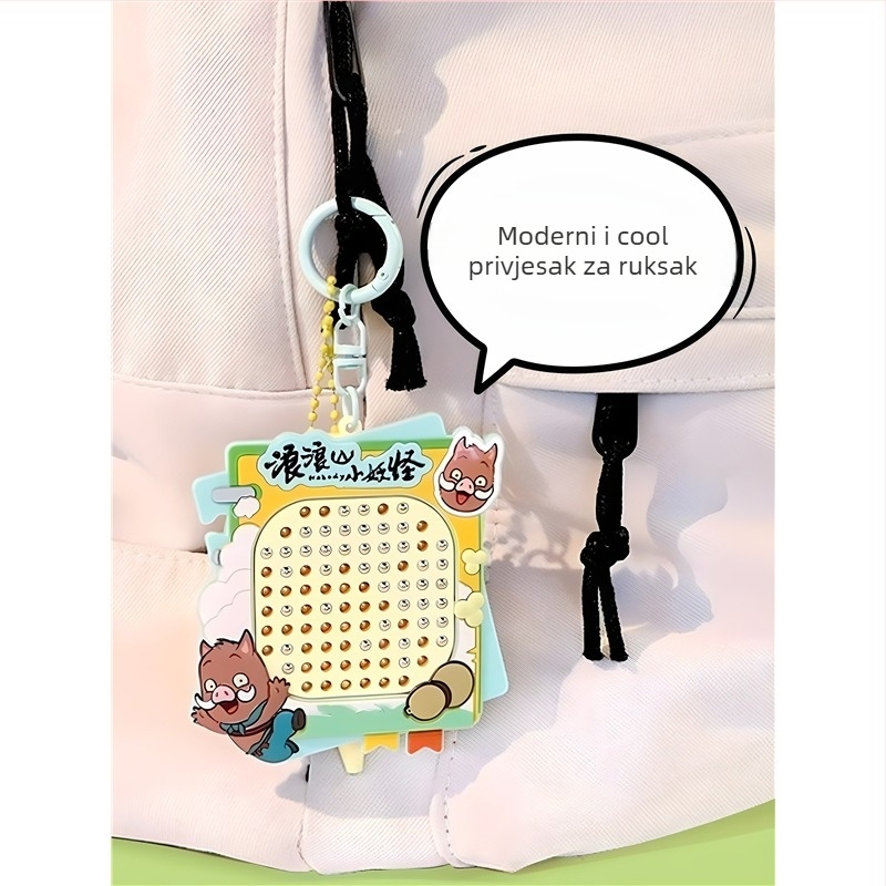 Kljucni privjesak - Crtani stil, Materijal PVC+legura, Pojedinačno pakiranje, Jiang ke
