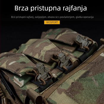 Sportska torba za pojas - otporna na habanje, proširiva kapacitet; unisex dizajn; materijal: uvozno najlonsko vlakno; izlaz ljeta 2022
